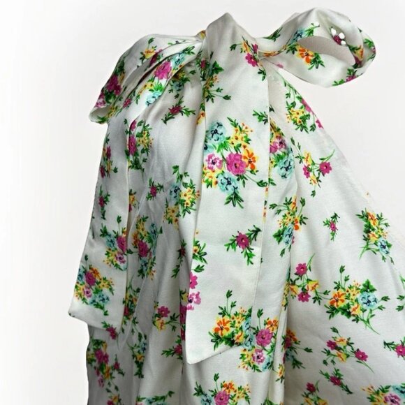 ✨ NWOT For Love & Lemons Tanya Crop Top M Satin Boned Bust $144 - Picture 8 of 13